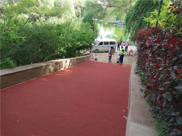 巫溪彩色路面施工
